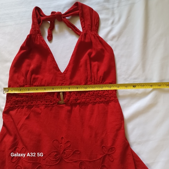 GIOCOM Size XL Elegant Red Halter Dress - Picture 12 of 15